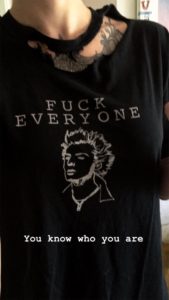 Asia Argento Anthony Bourdain Fuck Everyone Shirt