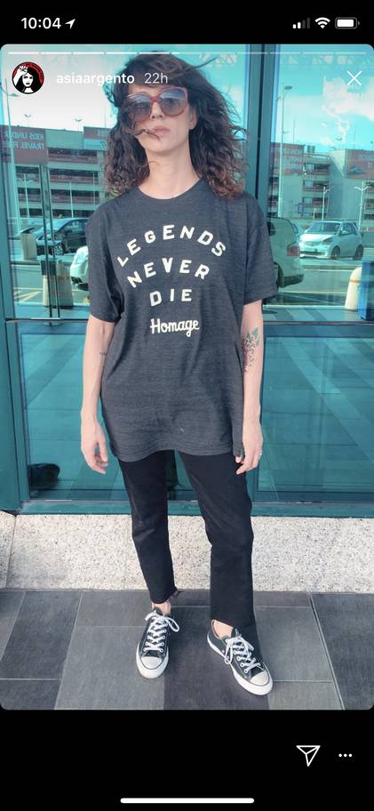 Asia Argento Anthony Bourdain Tribute