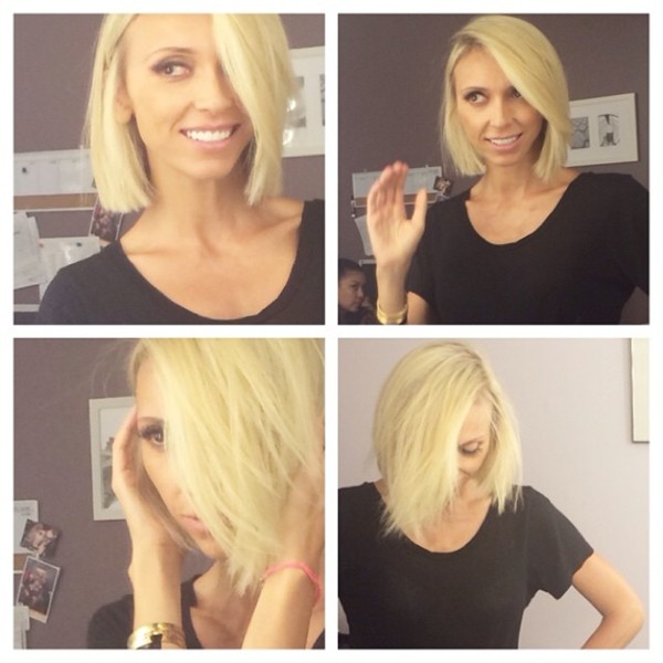 Giuliana Rancic debuted her blonde hair on E! News last night where ...