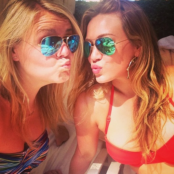 Hillary Duff Beach Photo