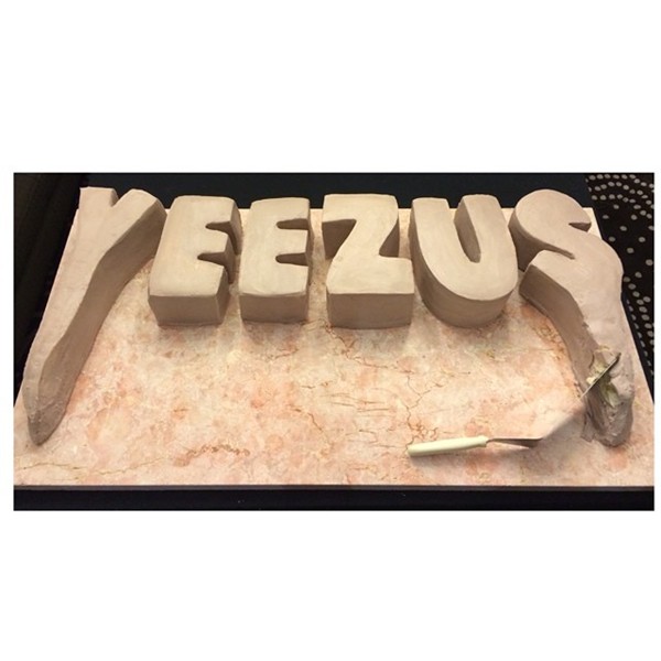 Kanye West Yeezus Cake From Kim Kardashian